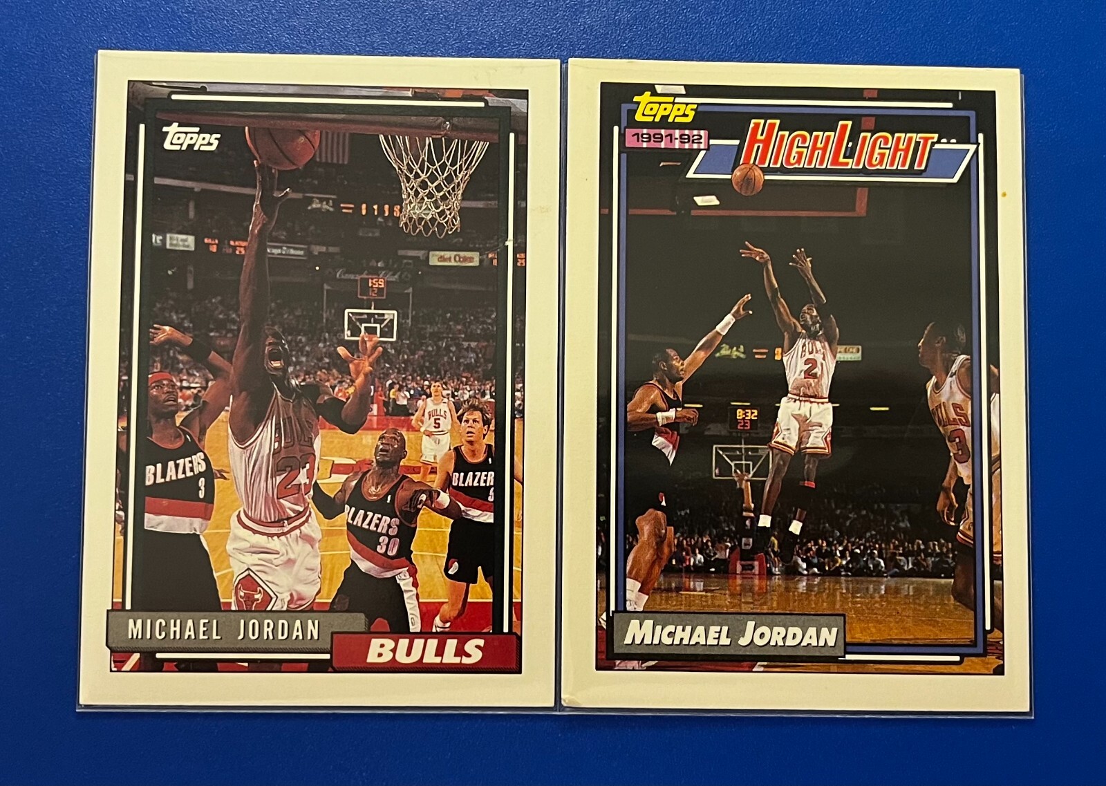 1992-93 Topps - Gold #141 and #3 Michael Jordan