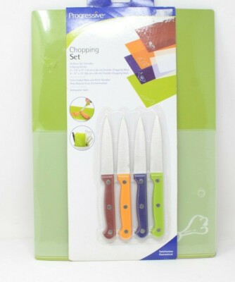 Progressive International Prepworks by Progressive 10 Piece Chopping Mat and Kni