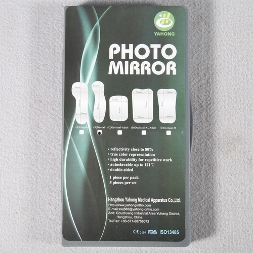 Espejo reflector de vidrio fotográfico de rodio de ortodoncia dental 4 opciones sk - Imagen 10 de 22