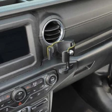 Dashboard Mount Cup Phone Holder Bracket for Jeep Wrangler JL JT 18+ Accessories