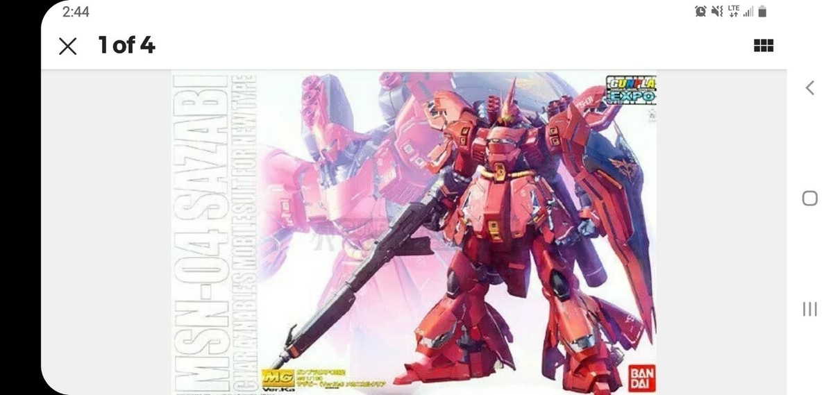BANDAI Exclusive MG Sazabi Ver. Ka Mechanical Clear Ver