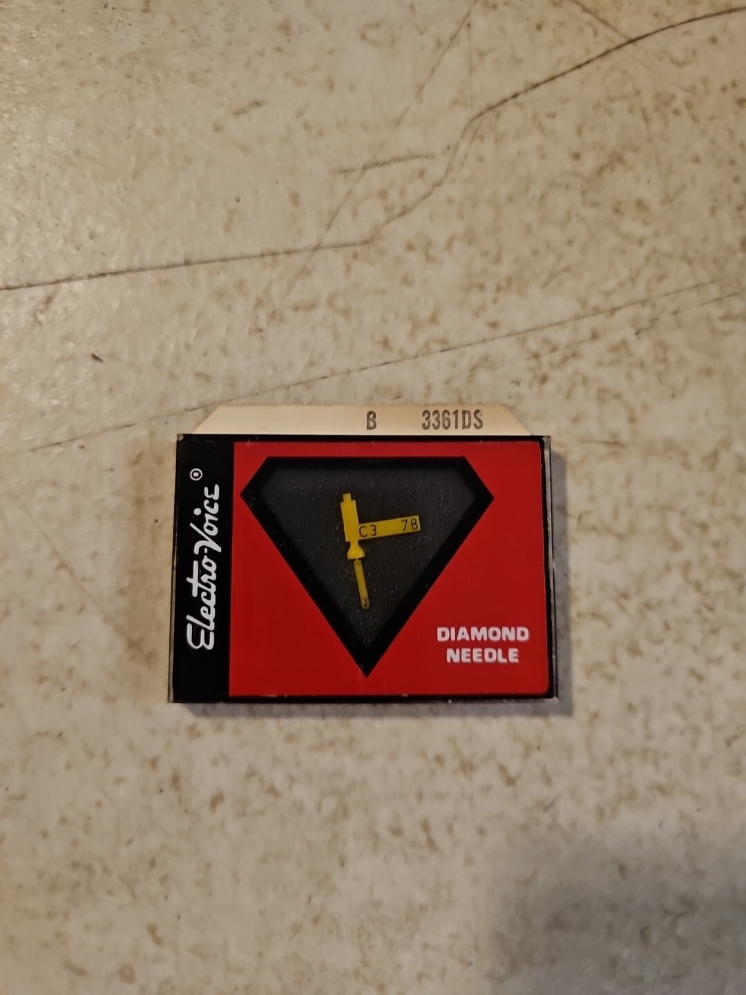Vintage Electro Voice Diamond 3361DS Phonograph Needle NOS Mint Condition