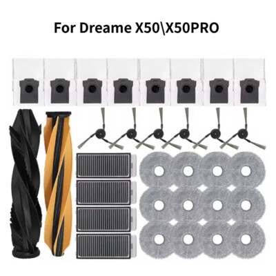 Hauptseite Bürste Staubbeutel Filter Mop Für Dreame X50X50PRO Staubsauger Teile