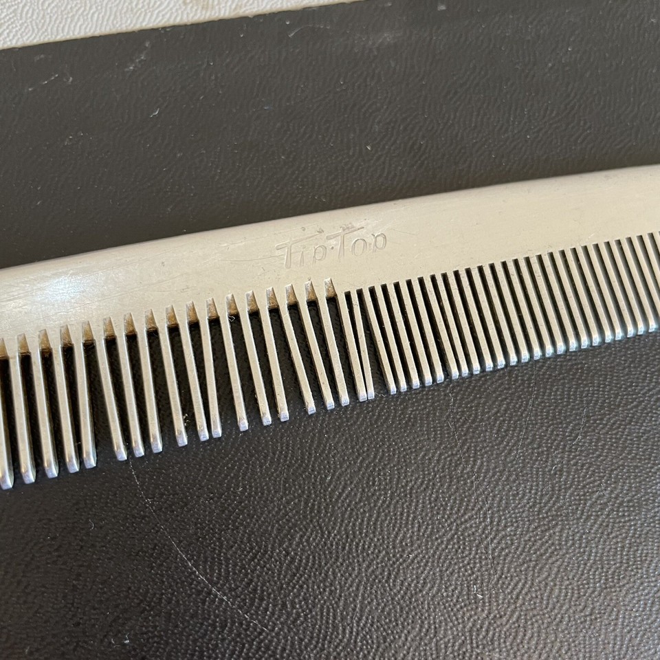 Vintage TipTop Aluminum Metal Comb Hand Made In Japan Tip Top Comb 6.5 in eBay