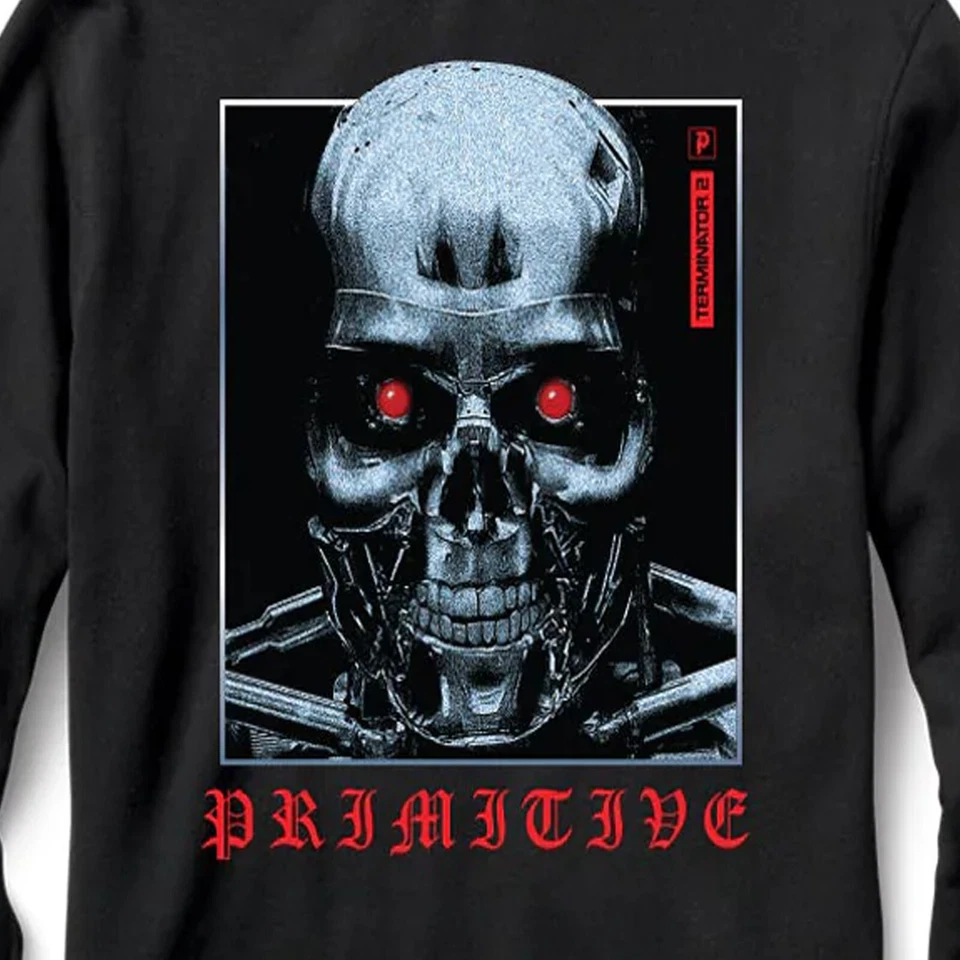 Primitive Terminator 2 Judgement Day Machine Hoodie Men's Black - NWT - Image 3 of 3