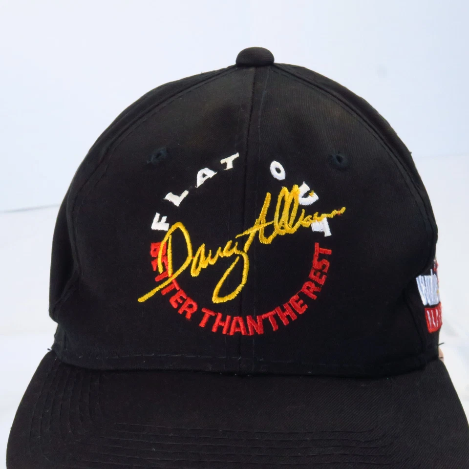 Sombrero de colección Davey Allison Bunker Hill Racing Flat Out Better Than The Rest Foto 2 de 4