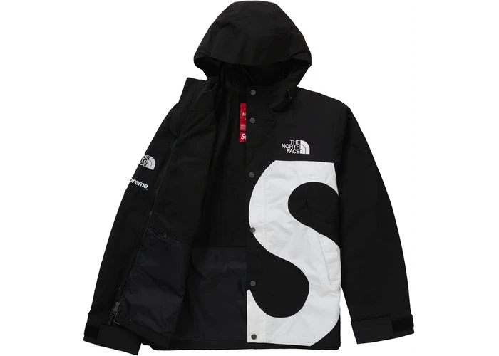 Veste de montagne noire Supreme The North Face S logo taille grande BOITE TNF AUTHENTIQUE