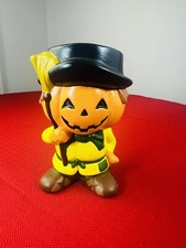 VTG Orange Ceramic Collectible Retro Hallowee...