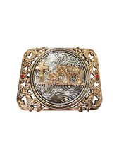 Western Style Praying Cowboy Buckle Hebilla Vaquero Oracion Vaquera