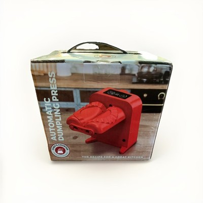 Automatic Dumpling Press Red Brand New Rechargeable