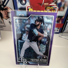Topps Series 1 Serial # /250 Purple Foil Rookie Tristan Peters #330