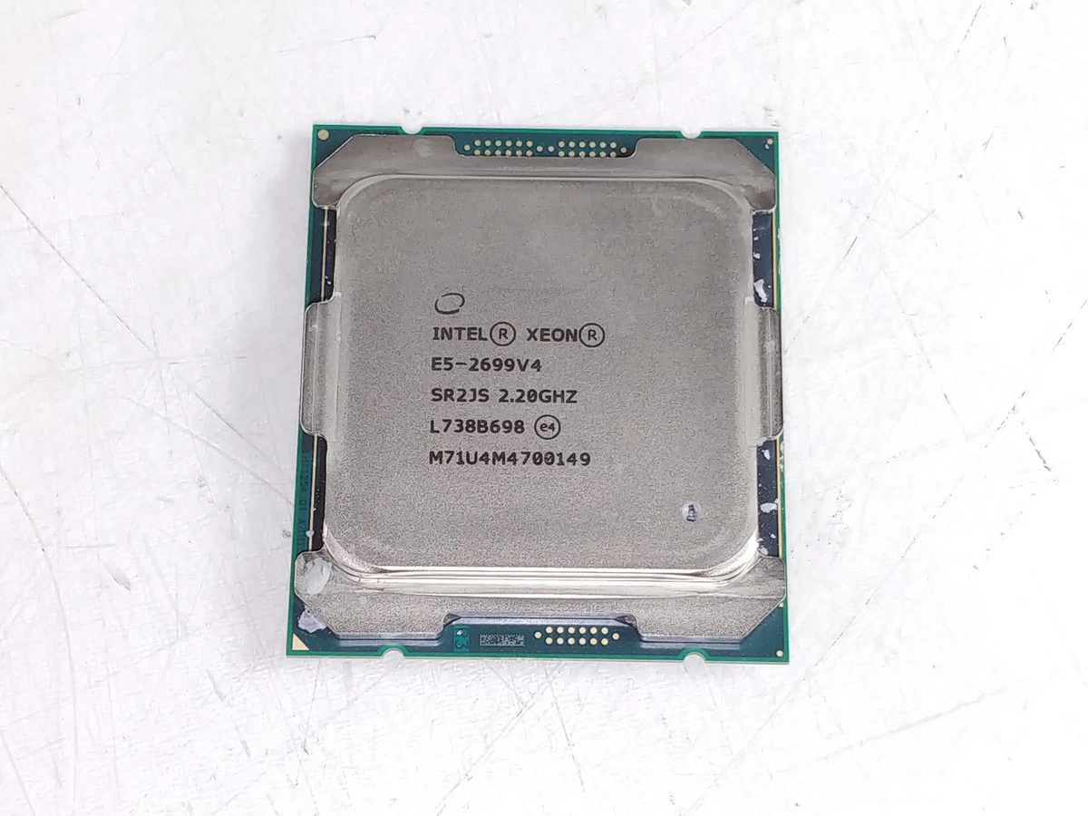 動作確認済みIntel XEON E5-2699 V4 SR2JS 2.20 Intel Xeon E5-2699 V4 - 2.20GHz 22 Core SR2JS – Server Superstore