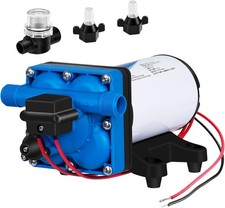 RV Fresh 12V On Demand Water Pressure Booster Pump with Pressure Switch