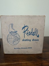 Vintage Riedell Suede Roller Skates Size 7 KR Street Roller Wheels 130M Jogger