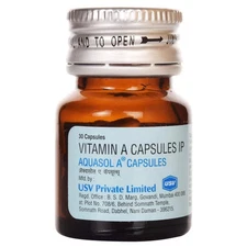 Aquasol A - Bottle of 30 Capsules Free Shipping