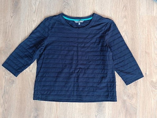 Women Laura Ashley Shirt Navy Knit 40 / L / 48