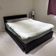 king bed frame with storage