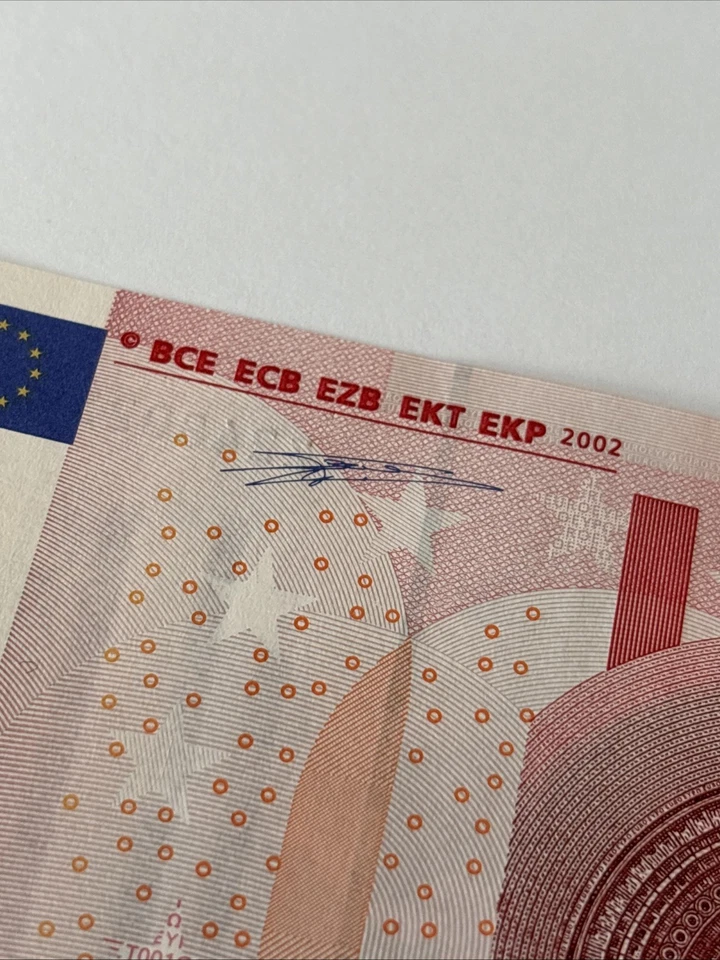 €10 European Union Currency Circulated 10 Euro Bank Note 2002 Series - Image 3 of 4