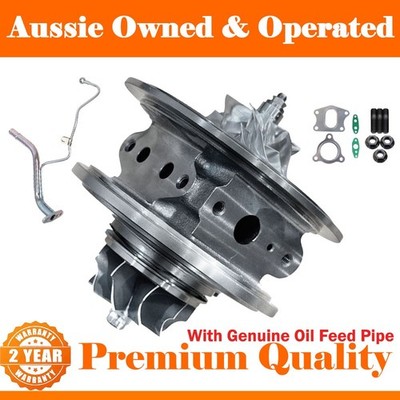 Billet Turbo Cartridge+ Oil Feed Pipe For Mitsubishi Pajero 4M41 3.2L VT13