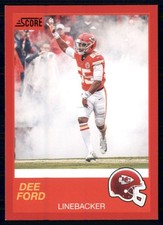 2019 Score - Dee Ford #7 Red