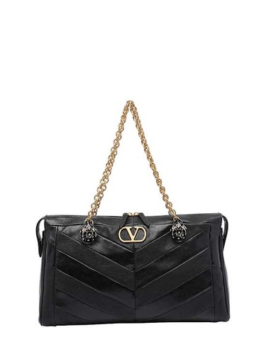 Valentino Garavani - Women - Shoulder bag with chain - Black