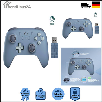 8bitdo Ultimate 2C Wireless | Hall-Effekt | 1000 Hz