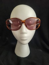 Vintage Christian Dior 2497 Oversized Orange Glitter Sunglasses Eyeglasses Frame