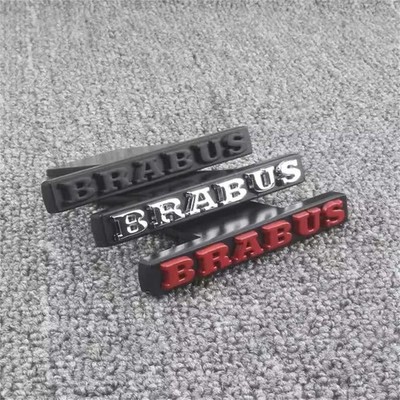 1x New Front Grille Adhesive Badge Radiator For brabus grill badge
