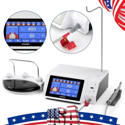AZDENT Dental Implant Surgical Brushless Motor + 20:1 LED Contra Angle Handpiece