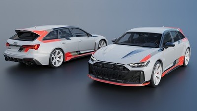 Audi RS6 Avant GT 2025 Modellauto Bausatz 3D gedruckt Maßstab 1/8 bis 1/25