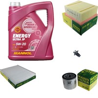 Mann Inspektionspaket 5L Mannol Energy 5W-20 FüR Ford Fiesta VI B-Max 1.6
