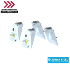 Adrian Steel GMMBK4W, Mounting Bracket Kit, 4-Pack, White, Express, Savana