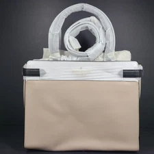 Kate Spade Staci Colorblock Large Satchel Bag Leather WKRU6950 Beige NWT
