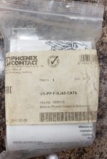 NEW Phoenix Contact 1658118 Connector Cable Mount, VS-PP-F-RJ45-CAT6
