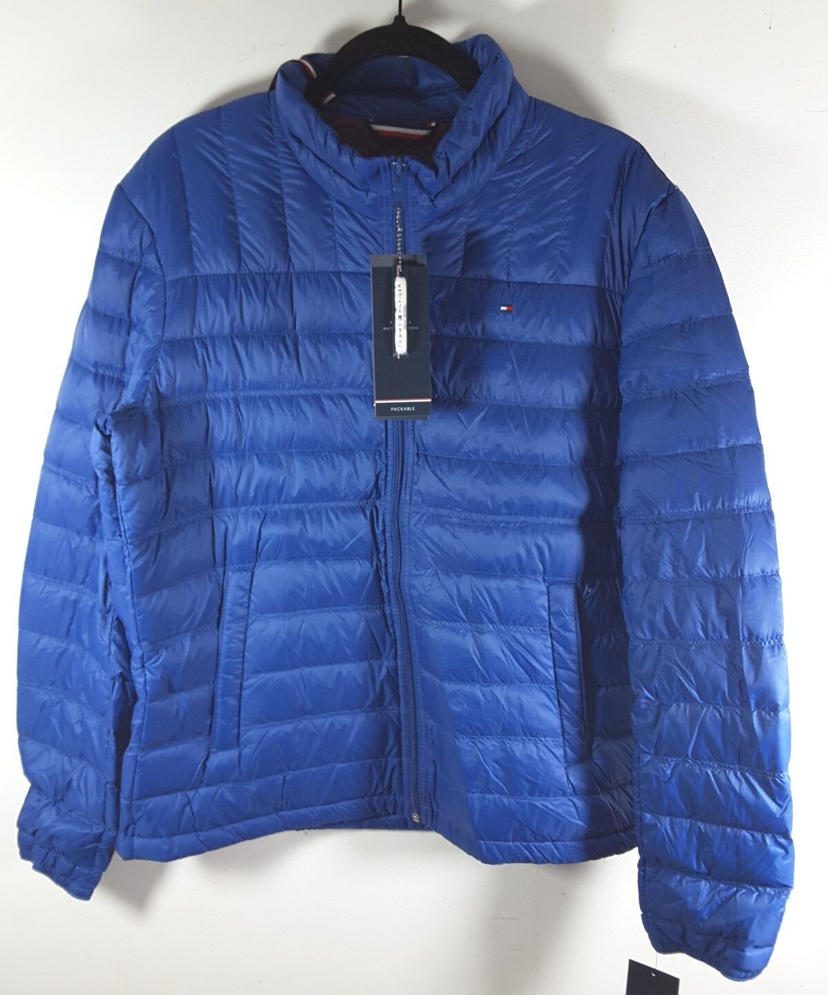 tommy hilfiger packable down jacket men's