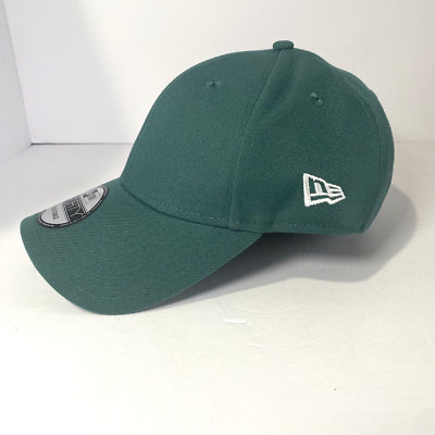 New Era 9FORTY Blank Adjustable Strapback Blank Hat One Size Green NEW