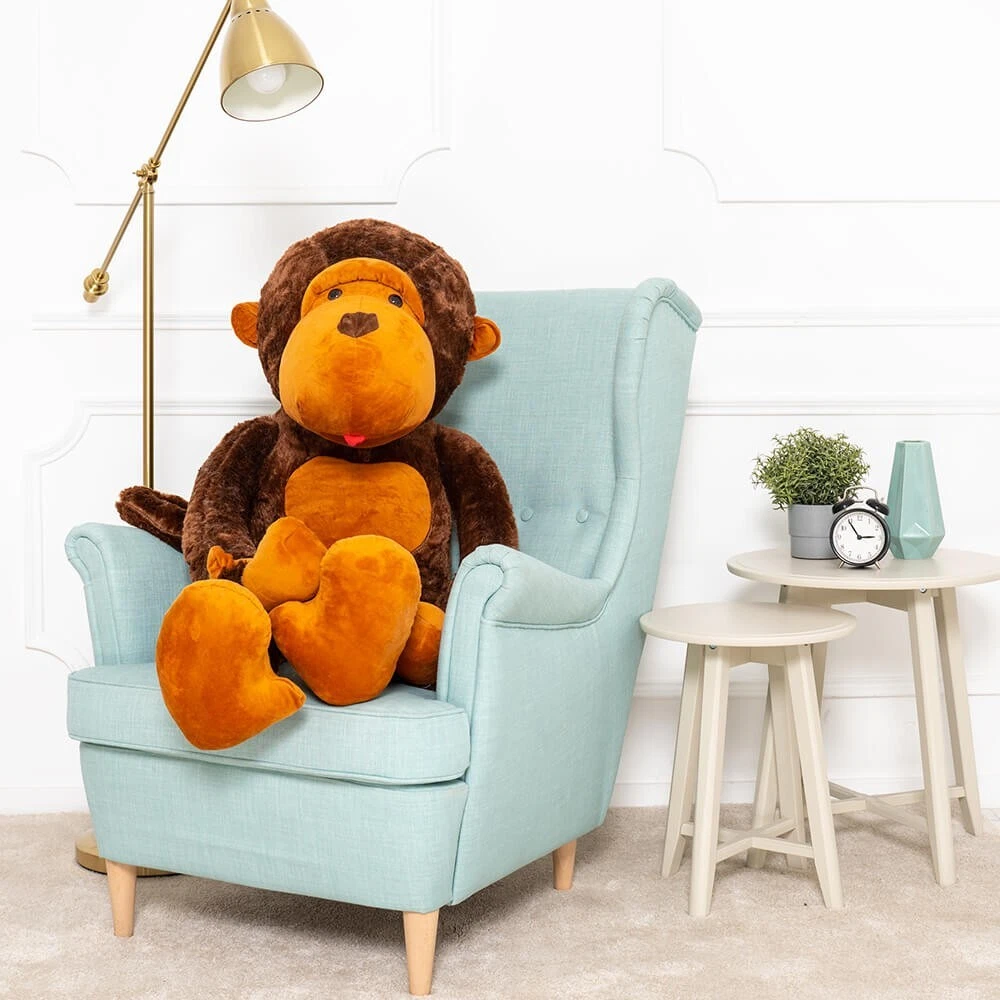Giant Plush Monkey Soft Toy 90 160 Cm Dark Brown Moko XXL