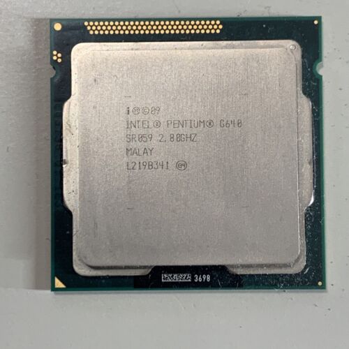 Processeur Intel Pentium G640 2,8 GHz double cœur socket 1155 (SR059) LGA1155 - Photo 1 sur 2