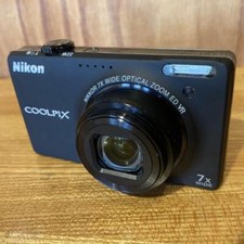 Nikon COOLPIX S6000,Black,7x,2.7in,14.2MP Excellent from JAPAN NIKON USED