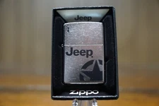 JEEP MILITARY STAR ZIPPO LIGHTER MINT IN BOX