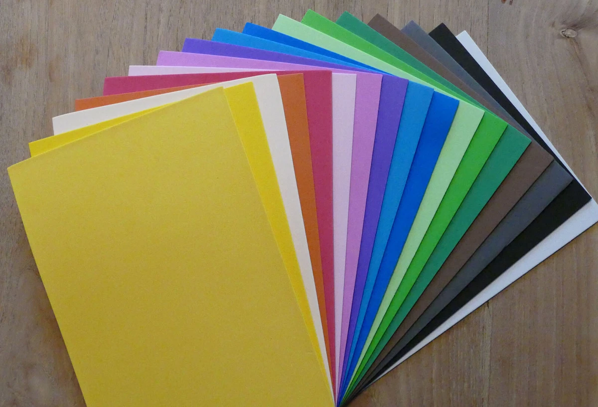 10 Platten Moosgummi 20x29cm, 2mm  zum basteln, Farbe nach Wahl