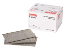 Image of Makita 45mm 16 Gauge Smooth Brad Nails x 2000 F-33980