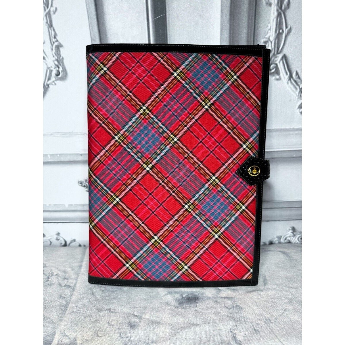 Vivienne Westwood - 1990 s - Organizer In Red Mac Andreas Tartan