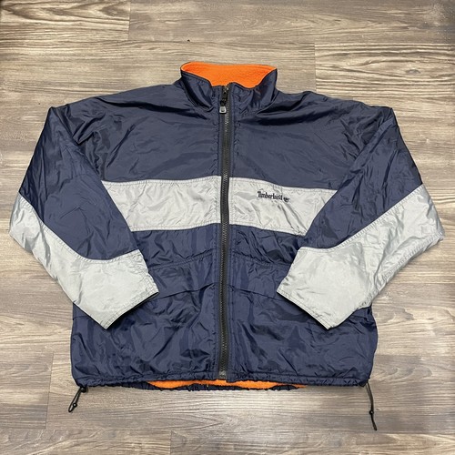 Nylon Fleece Fullzip Jacket Mens Size 