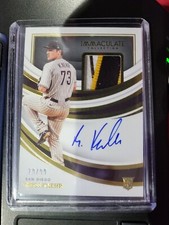 2022 Panini Immaculate Collection Reiss Knehr (Padres) Rookie Auto/Patch 19/99!