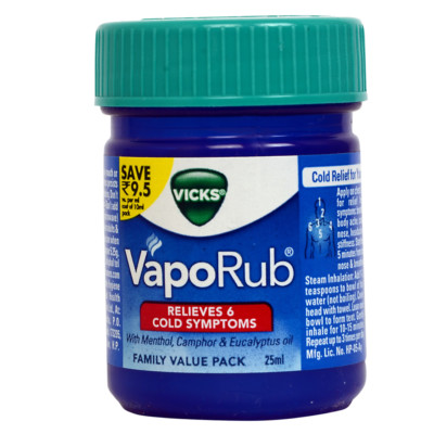 Vicks Vaporub 110 ml, Relief From Cold, Cough, Blocked Nose