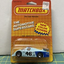 1987 Matchbox Dauber Group C Racer MB86 Blue Die-Cast Metal