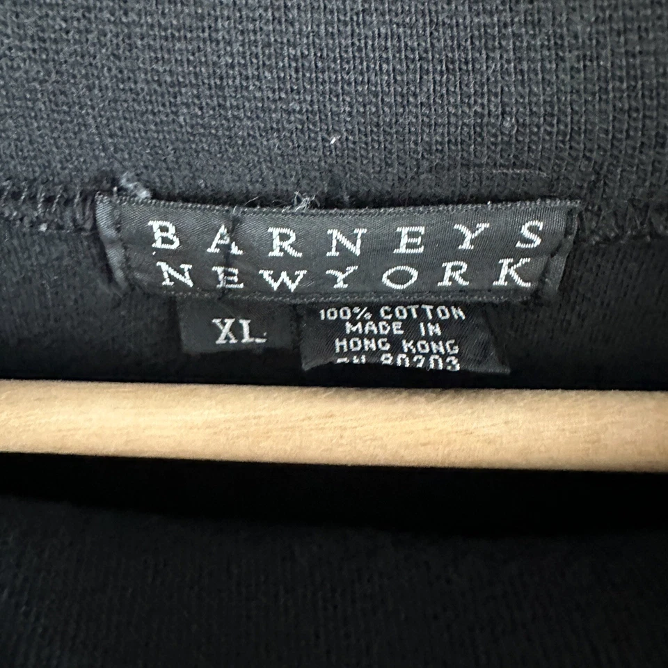 Suéter Barneys New York Negro Talla XL 100% Algodón Foto 3 de 4