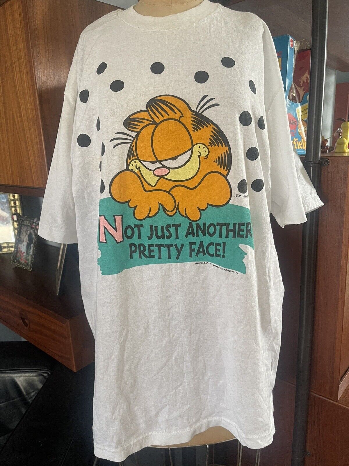 🧡Vintage 1978 Garfield Single Stitch T-Shirt Size XL Made In USA