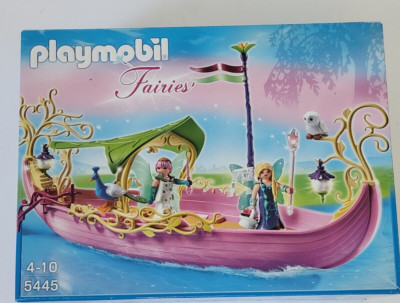 Playmobil Fairies Bateau enchanté de la reine des fée- 5445 - Jeux & Jouets